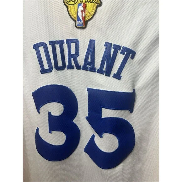 Adidas Kevin Durant #35 Golden State Warriors The Finals Swingman Jersey Men’s L - Picture 7 of 8
